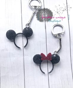 Mickey and Minnie Keychains