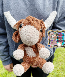 Crochet Highland cow