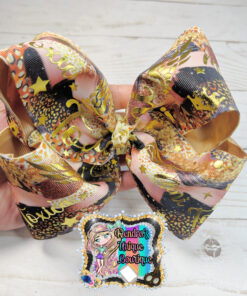 Mini toxic hair bow