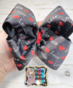 Love hair bow