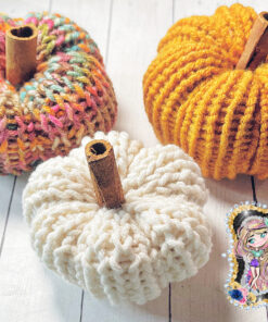 One Crochet Pumpkin