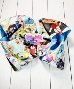 Blue alien couple bow
