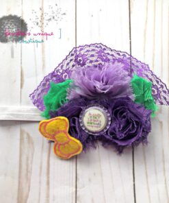 Bow shabby headband